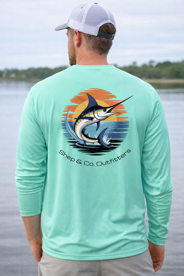 Shep and Co. Apparel Sport-Tek Posi-UV Pro Long Sleeve Tee - UPF 50 Sun Protection